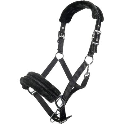 HKM Nylon Glitter Gallér - Állítható, Puha párnázás, Ezüst színű csatlakozók - Headcollar HKM Nylon Glitter Gallér - Állítható, Puha párnázás, Ezüst színű csatlakozók - Headcollar