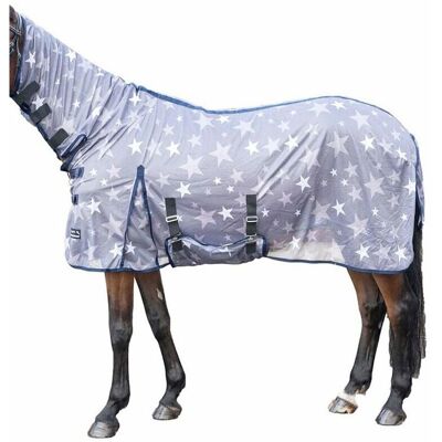 HKM Étoiles Combo Tapis Anti-Mouches - Protection Cheval HKM Étoiles Combo Tapis Anti-Mouches - Protection Cheval
