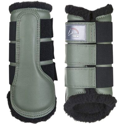 HKM Botines de Cepillado Verde Cob - Botines de Cepillado HKM Botines de Cepillado Verde Cob - Botines de Cepillado