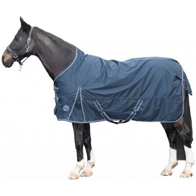 HKM - Highneckdecke Starter 600D - Bleu - 135 - Couverture cheval - Publicité HKM - Highneckdecke Starter 600D - Bleu - 135 - Couverture cheval - Publicité