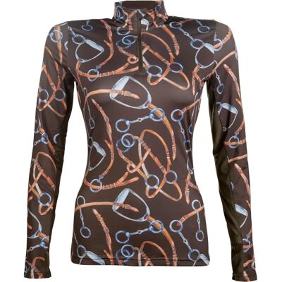 Hkm ALLURE - T-shirt aderente con collo alto e zip 1/2 Hkm ALLURE - T-shirt aderente con collo alto e zip 1/2