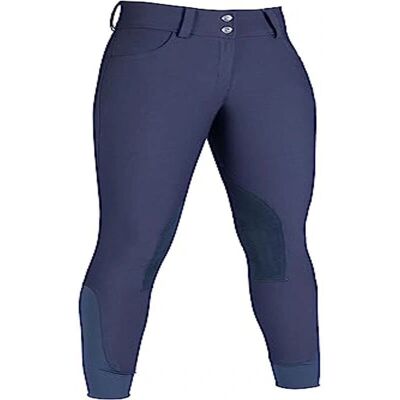 Pantaloni da equitazione Hunter Alos con ginocchiera - Tessuto bielastico Pantaloni da equitazione Hunter Alos con ginocchiera - Tessuto bielastico