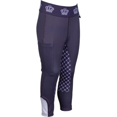 HKM SPORT EQUIPMENT - Lola - 6-7y - Lilla - Pantaloni equitazione bambini HKM SPORT EQUIPMENT - Lola - 6-7y - Lilla - Pantaloni equitazione bambini