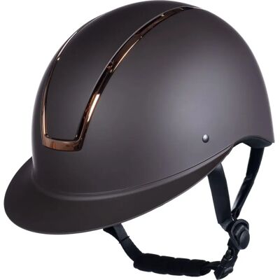 HKM Lady Shield Rijhelm - Bruin/Roze Goud - Rijhelm HKM Lady Shield Rijhelm - Bruin/Roze Goud - Rijhelm