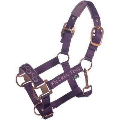 HKM SPORT EQUIPMENT - Alva - lilla scuro - Pony - Bridle HKM SPORT EQUIPMENT - Alva - lilla scuro - Pony - Bridle