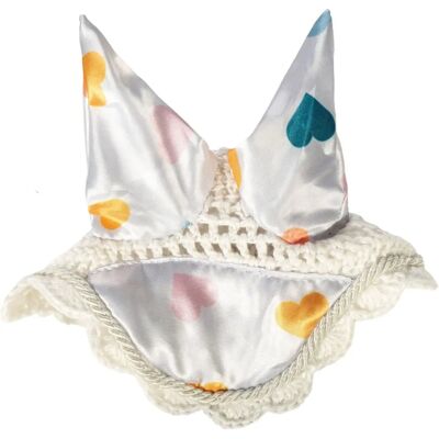 HKM Kids Rete Antizanzare Bianca con Cuore - Accessorio Hobby Horse HKM Kids Rete Antizanzare Bianca con Cuore - Accessorio Hobby Horse