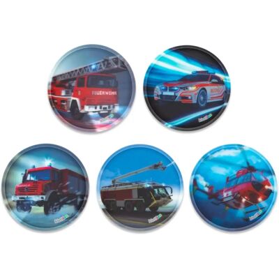 Patch Velcro Ergobag - 5 pezzi - Brigata dei Vigili del Fuoco - Taglia Unica - Accessori Zaino Scolastico Patch Velcro Ergobag - 5 pezzi - Brigata dei Vigili del Fuoco - Taglia Unica - Accessori Zaino Scolastico