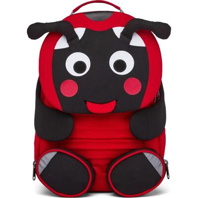 Mochila de Poliéster Negra y Roja de Affenzahn - Grande Mochila de Poliéster Negra y Roja de Affenzahn - Grande