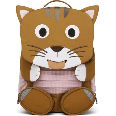 Mochila de poliéster reciclado Affenzahn - Gran amigo gato - Certificado Bluesign Mochila de poliéster reciclado Affenzahn - Gran amigo gato - Certificado Bluesign