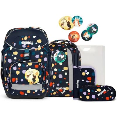ergobag Pack Set Zaino Scolastico - Multicolore - Set da 6 pezzi ergobag Pack Set Zaino Scolastico - Multicolore - Set da 6 pezzi