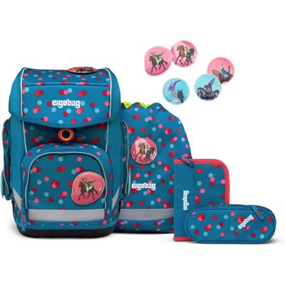 Ensemble Sac à Dos Scolaire ergobag Cubo - Réglable, Reflecteur, 19L - Publicité Ensemble Sac à Dos Scolaire ergobag Cubo - Réglable, Reflecteur, 19L - Publicité