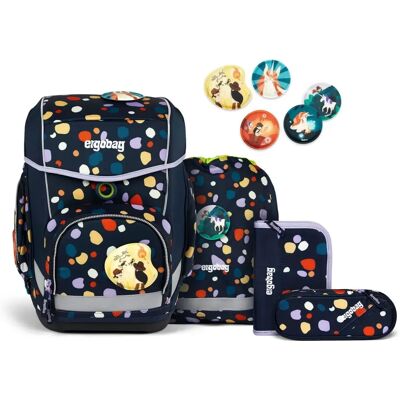 Set di zaino scolastico Ergobag Cubo - Ergonomico, PET riciclato, Regolabile Set di zaino scolastico Ergobag Cubo - Ergonomico, PET riciclato, Regolabile