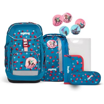 Set Zaino Scolastico Maxi ergobag - Blu - Set di Zaini Set Zaino Scolastico Maxi ergobag - Blu - Set di Zaini