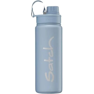 Satch Edelstahl Trinkflasche Nordic Ice Blue isoliert Satch Edelstahl Trinkflasche Nordic Ice Blue isoliert