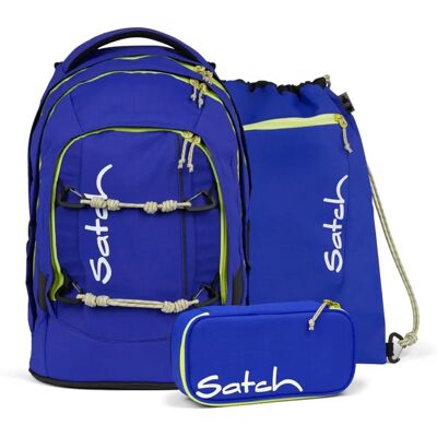 Satch Blue Climber Schulrucksack Set - Ergonomisch & Umweltfreundlich Satch Blue Climber Schulrucksack Set - Ergonomisch & Umweltfreundlich