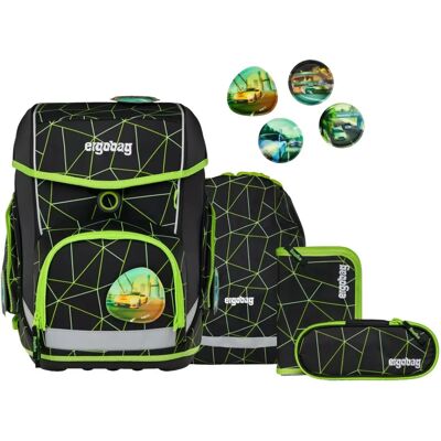 Ergobag Cubo Schulranzen-Set - Cybär Race - 5-teilig Ergobag Cubo Schulranzen-Set - Cybär Race - 5-teilig