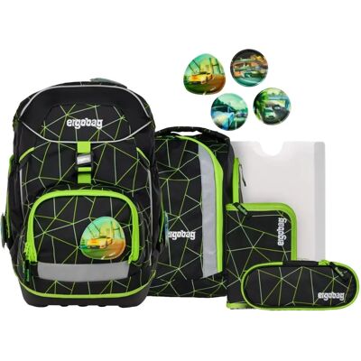 Set Zaino Scolastico Ergobag Cybär Race - 6 pezzi Set Zaino Scolastico Ergobag Cybär Race - 6 pezzi