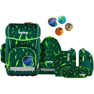 ergobag Cubo light LUMI Edition SET 5 pz - Zaino scolastico ergobag Cubo light LUMI Edition SET 5 pz - Zaino scolastico