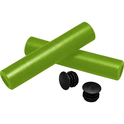 Poignées de guidon Merida - 130 mm vert - Poignées de guidon - Publicité Poignées de guidon Merida - 130 mm vert - Poignées de guidon - Publicité