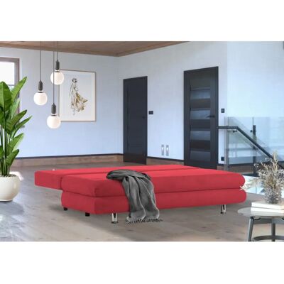 GUTMANN FACTORY Schlafsofa - rot, 196cm x 74cm x 90cm GUTMANN FACTORY Schlafsofa - rot, 196cm x 74cm x 90cm