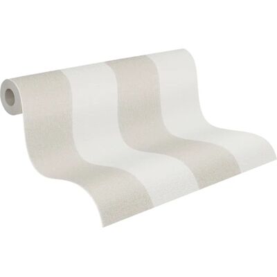 A.S. CREATIONS 948342 Scandinavian Blossum Papier Peint - Non-tissé, Rayé, Gris/Blanc - Publicité A.S. CREATIONS 948342 Scandinavian Blossum Papier Peint - Non-tissé, Rayé, Gris/Blanc - Publicité