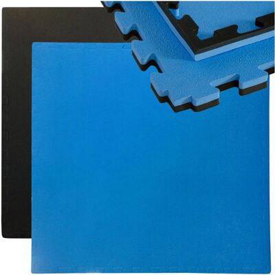 Eyepower - Alfombra Puzle para deporte 100x100cm Negro-Azul - Negro-Azul - 100x100cm - Puzzle mat Eyepower - Alfombra Puzle para deporte 100x100cm Negro-Azul - Negro-Azul - 100x100cm - Puzzle mat