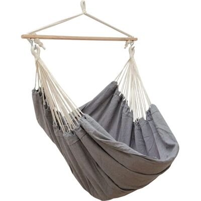 Amanka Große Baumwoll-Hängematte - Sicheres Familienhängesitz - 185x130cm Amanka Große Baumwoll-Hängematte - Sicheres Familienhängesitz - 185x130cm
