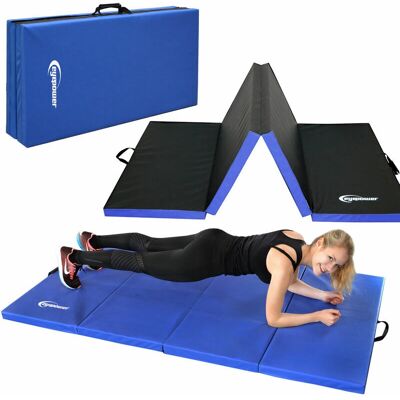 Colchoneta de Gimnasia Eyepower RG20 - Azul-Negro - Absorbe Impactos Colchoneta de Gimnasia Eyepower RG20 - Azul-Negro - Absorbe Impactos