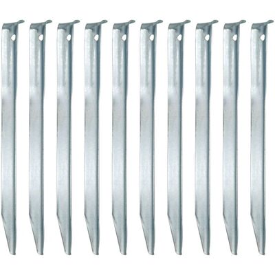 Amanka - Picchetti XL 23cm V-profile galvanisé - Ground Stakes - Publicité Amanka - Picchetti XL 23cm V-profile galvanisé - Ground Stakes - Publicité