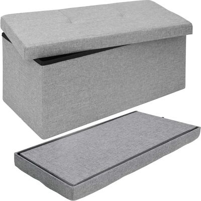 Banco de almacenamiento Dunedesign con pared divisoria - Asiento y almacenaje Banco de almacenamiento Dunedesign con pared divisoria - Asiento y almacenaje