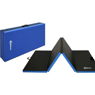 Eyepower - Colchoneta para gimnasia - 240x120x5cm, Azul-Negro Eyepower - Colchoneta para gimnasia - 240x120x5cm, Azul-Negro