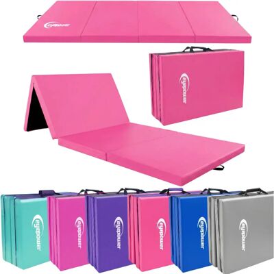 Eyepower 180x60x5cm Tapis de Gymnastique - Tapis de Fitness Pliable - Sport - Publicité Eyepower 180x60x5cm Tapis de Gymnastique - Tapis de Fitness Pliable - Sport - Publicité
