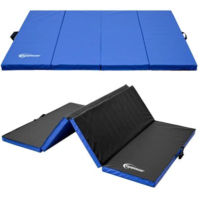 Colchoneta de gimnasia Eyepower 180x115cm Plegable - Fitness - Deporte - Azul Colchoneta de gimnasia Eyepower 180x115cm Plegable - Fitness - Deporte - Azul