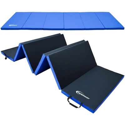 eyepower - Colchoneta Gimnasia Plegable - 300x100x5 cm - blau - Colchoneta de fitness eyepower - Colchoneta Gimnasia Plegable - 300x100x5 cm - blau - Colchoneta de fitness
