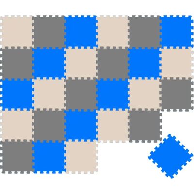 Littletom - 27-piece EVA Puzzle Mats 30x30 - 1 cm de grosor Littletom - 27-piece EVA Puzzle Mats 30x30 - 1 cm de grosor
