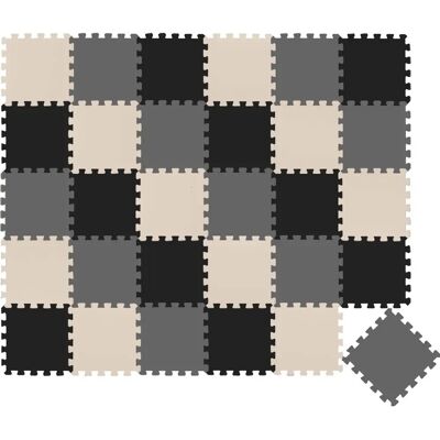 LittleTom 27 Piezas Alfombra Puzzle para Bebés y Niños - 30x30 Tapete de Juego de Goma LittleTom 27 Piezas Alfombra Puzzle para Bebés y Niños - 30x30 Tapete de Juego de Goma