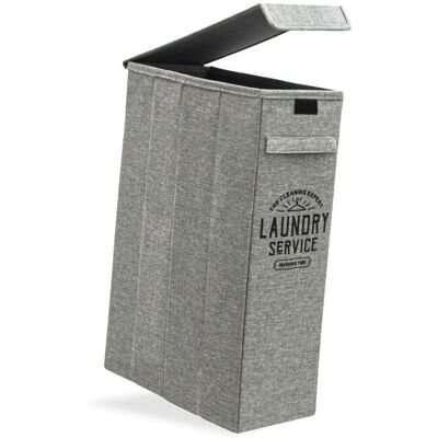 Dunedesign 50L Wäschekorb mit Deckel - Platzsparend 20x40x60 Dunedesign 50L Wäschekorb mit Deckel - Platzsparend 20x40x60