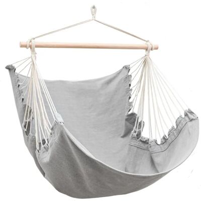 Amanka Silla Colgante XL - 155x125cm - Jardín Interior/Exterior - Gris Amanka Silla Colgante XL - 155x125cm - Jardín Interior/Exterior - Gris