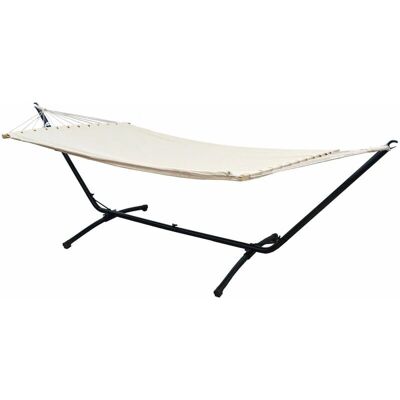 Amanka Soporte Doble Hamaca - 310cm - Algodón Resistente a la Intemperie Amanka Soporte Doble Hamaca - 310cm - Algodón Resistente a la Intemperie