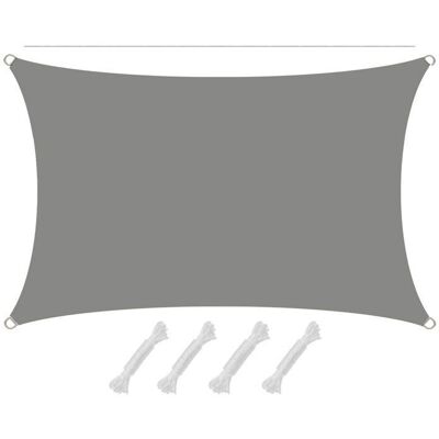 Amanka 1 x 2m Pare-soleil - Protection UV, Résistant au Vent et à l'Eau - Jardin & Balcon - Publicité Amanka 1 x 2m Pare-soleil - Protection UV, Résistant au Vent et à l'Eau - Jardin & Balcon - Publicité