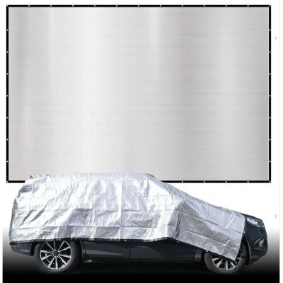 Amanka - 6x7 m Toldo Térmico Coche - Silber - Aluminium-beschichtet - Awning Amanka - 6x7 m Toldo Térmico Coche - Silber - Aluminium-beschichtet - Awning