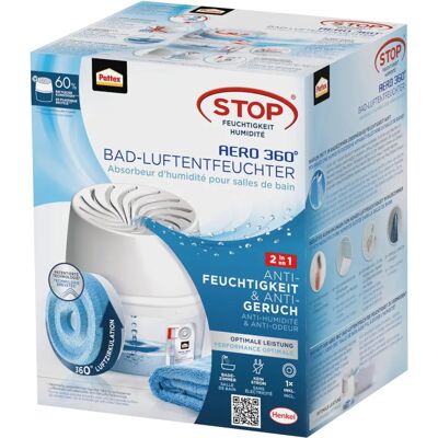 Pattex Aero360° Luftentfeuchter - Badezimmer Weiß Pattex Aero360° Luftentfeuchter - Badezimmer Weiß