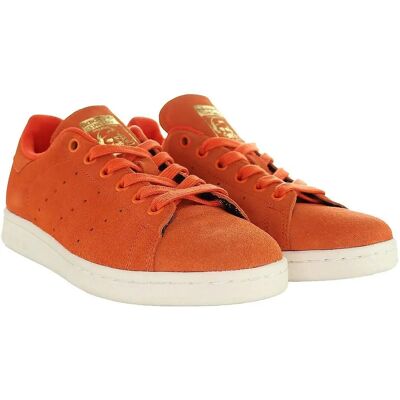 Adidas Stan Smith Oranje Leder Sneakers - Sportieve Schoenen Adidas Stan Smith Oranje Leder Sneakers - Sportieve Schoenen