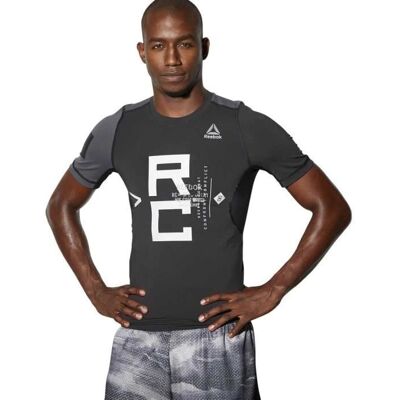 Reebok Combat BP8867 Rash Guard - Krótki rękaw koszulka z kompresją Reebok Combat BP8867 Rash Guard - Krótki rękaw koszulka z kompresją