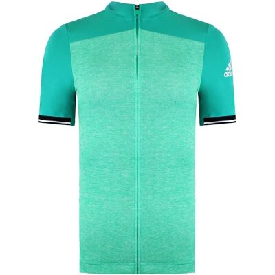 Adidas Climachill Groene Dames Fiets T-Shirt - Katoen - S Adidas Climachill Groene Dames Fiets T-Shirt - Katoen - S