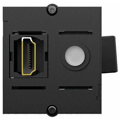Bachmann 903.205 Prise HDMI - Module Personnalisé, Noir - Publicité Bachmann 903.205 Prise HDMI - Module Personnalisé, Noir - Publicité