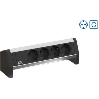 Bachmann Desk 1 Aluminium Verlängerung - Steckdosenleiste Bachmann Desk 1 Aluminium Verlängerung - Steckdosenleiste