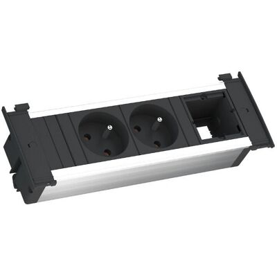 Bachmann 927.002 Prise - 2x AC, Noir Bachmann 927.002 Prise - 2x AC, Noir