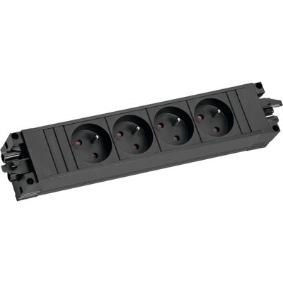 Bachmann Modell 929.100 Edelstahl-Steckdose - Platzsparend Bachmann Modell 929.100 Edelstahl-Steckdose - Platzsparend
