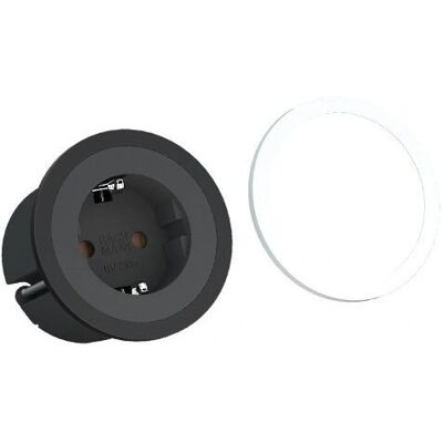 Bachmann Modelo 926.000 Enchufe de Tipo F Negro - Enchufe Bachmann Modelo 926.000 Enchufe de Tipo F Negro - Enchufe